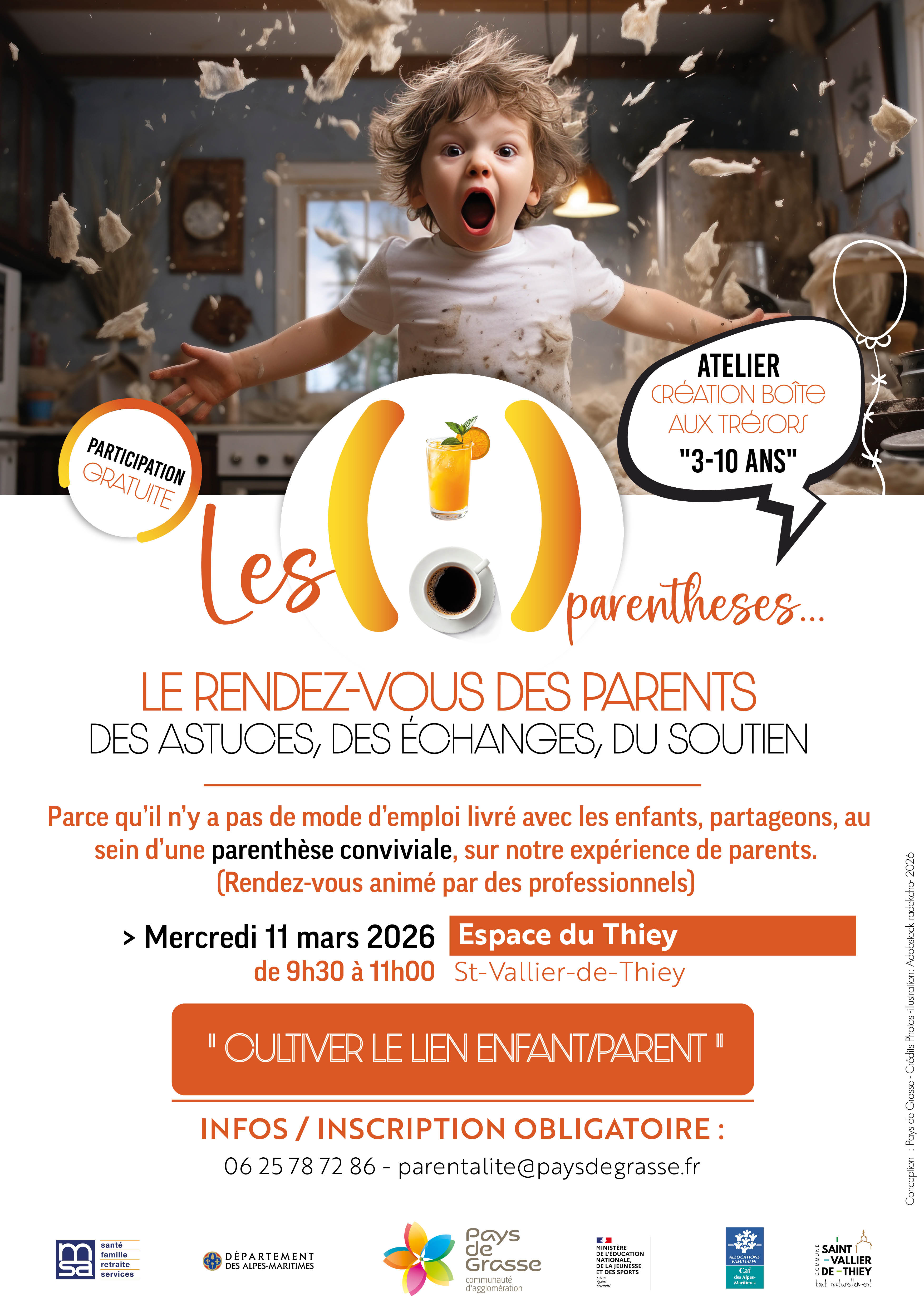 Parenthèse Parents - 11 Mars 2026 - Saint-Vallier