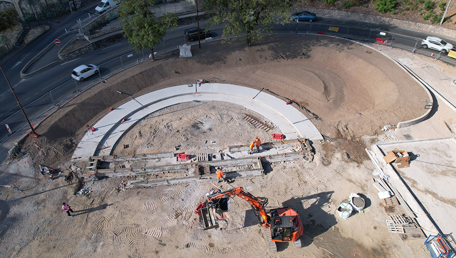 État d'avancement des travaux