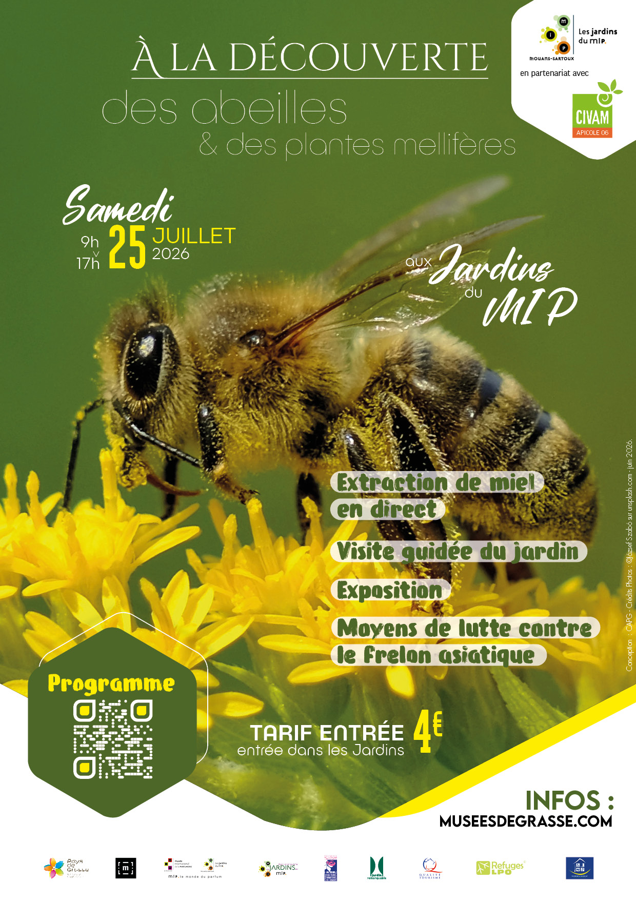 Journée apicole aux Jardins du MIP